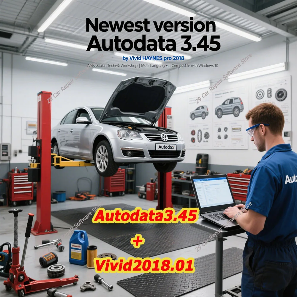 

Newest version Autodata 3.45 by Vivid HAYNES pro 2018 AtrissStakis Technik Workshop Multi Languages Compatible with Windows 10