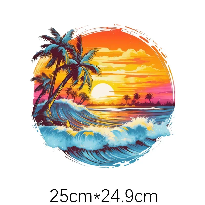 Car Stickers COutdoor Camping Sunrise Sunset Scenery Sticker for RV Trailer Motorhome Camper Decal Waterproof Auto Accessori