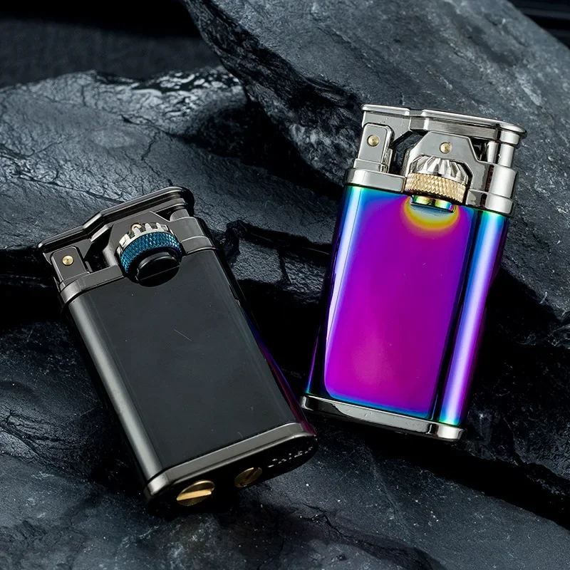 2026 Chief Kerosine lighter gear linkage retro grinding wheel creative personality mechanical trendy lighter gift