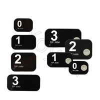 Escáner de rayos X Dental portátil, radiovisógrafo médico, Sensor Digital, placa de partido Dental RX 0 # 1 # 2 # 3 # Placa de imagen para Fussen