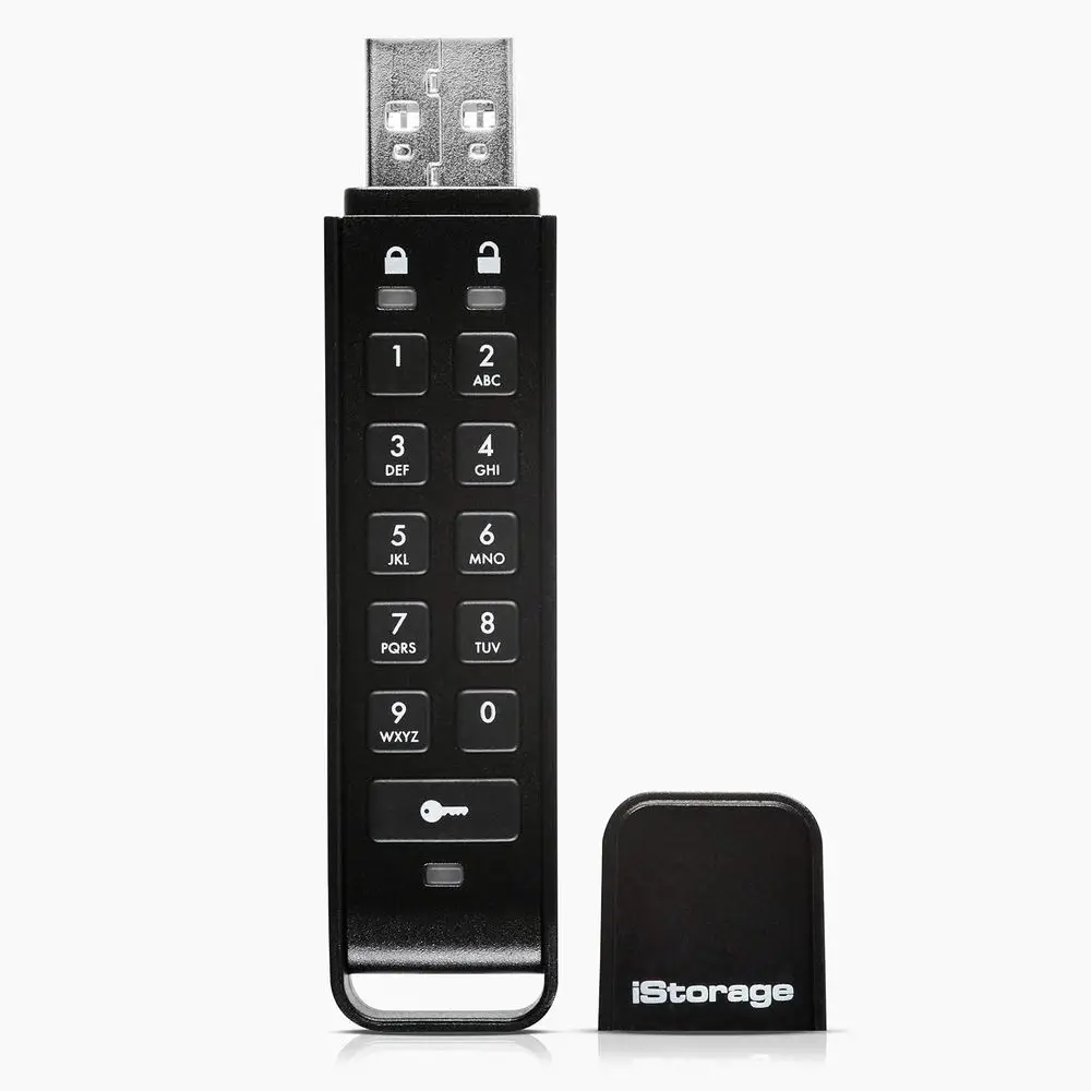 

64GB Secure Portable Drive - Password Protected with Military-Grade Encryption