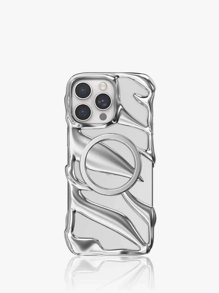 

Suitable for iPhone case magnetic protective cover, anti-fall soft case, metal protective case