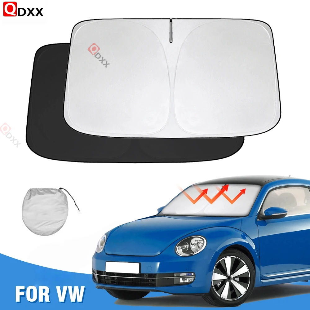 

Солнцезащитный козырек на лобовое стекло для Volkswagen VW Beetle 2012-2021 2022, аксессуары, солнцезащитный козырек, защита от солнца, складные блоки, УФ-лучи