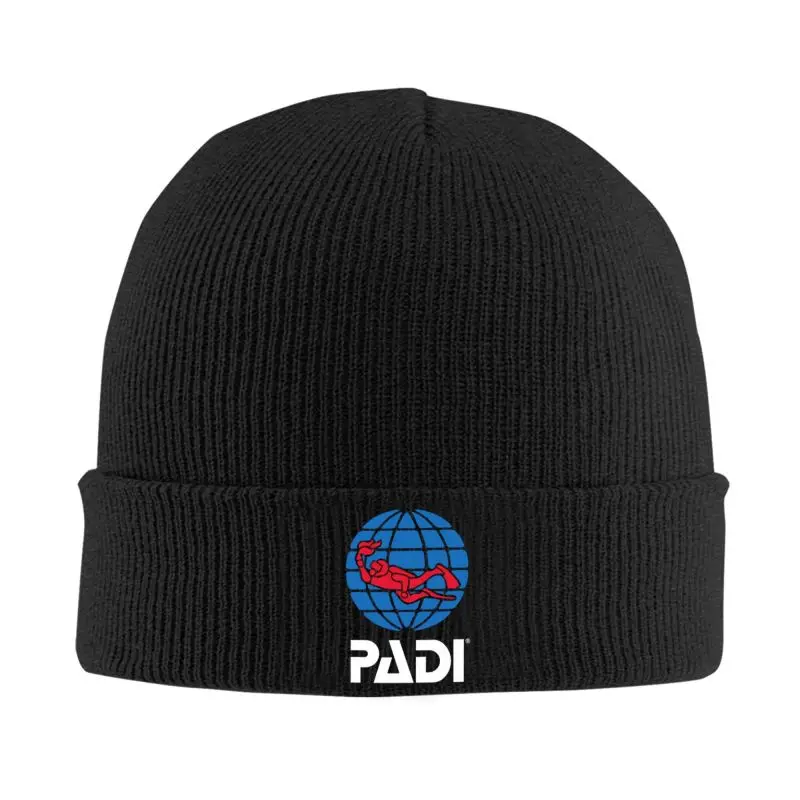 Scuba Driver Padi Beanie Hats Skullies Beanies Unisex Soft Warm Knitted Hat Autumn Winter Trendy Bonnet Hats