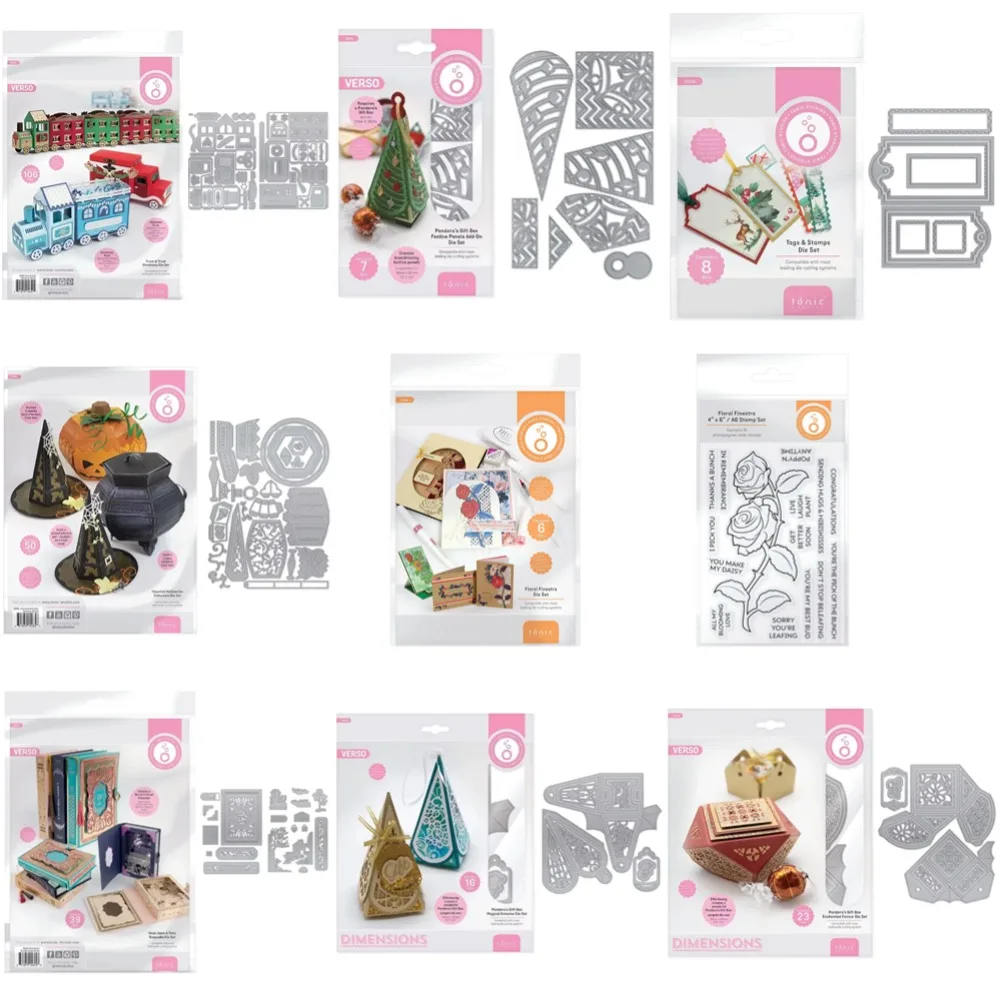 

Подарочная коробка Pandoras, металлические штампы для DIY, скрапбукинг, ремесла, трафареты для вырезания, шаблон для фотоальбома ручной работы