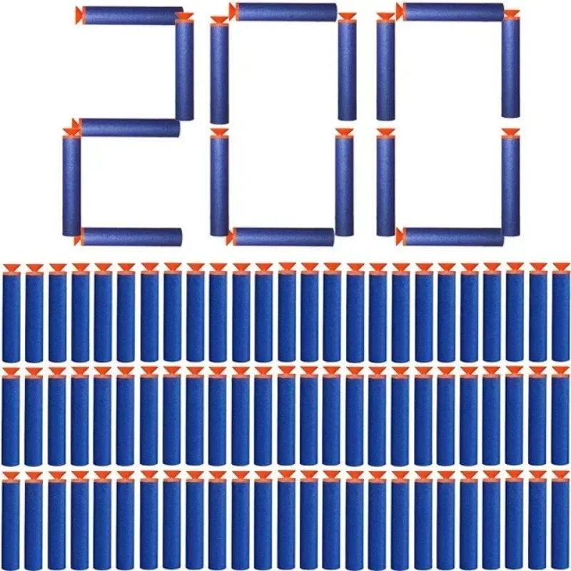الأولاد لعبة عالية الجودة 7.2 سنتيمتر عبوة السهام لعبة بندقية الرصاص الأزرق مصاصة الرصاص ل Nerf بندقية سلسلة الناسف عيد الميلاد طفل الأطفال هدية