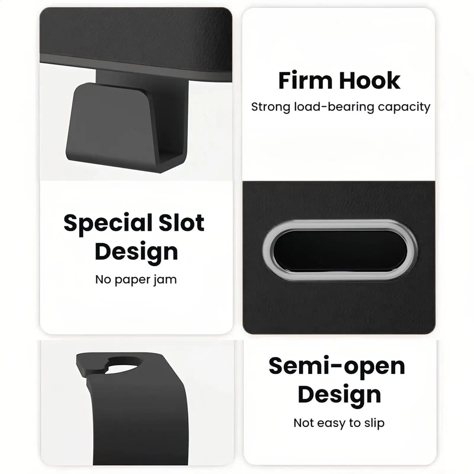 

Car Back Seat Organizer Heavy-Duty With Hooks Tissue Holder Automotive Seat Back Organizers For Truck Travel Toddler Women Kids