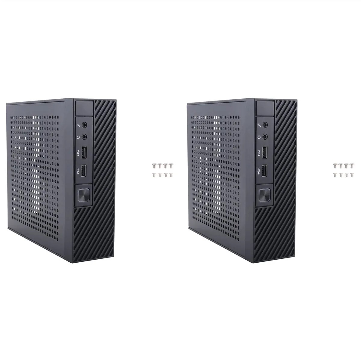 T64C! 2X ITX Computer Case M06 Mini Desktop Case HTPC Case Industrial Control Case