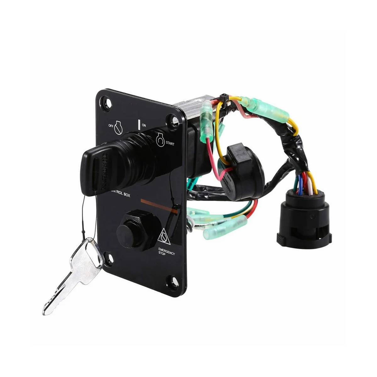 DC12V Outboard Vertical Single Control Key Panel Switch Panel for 704-82570-12-00 704-82570-08-00