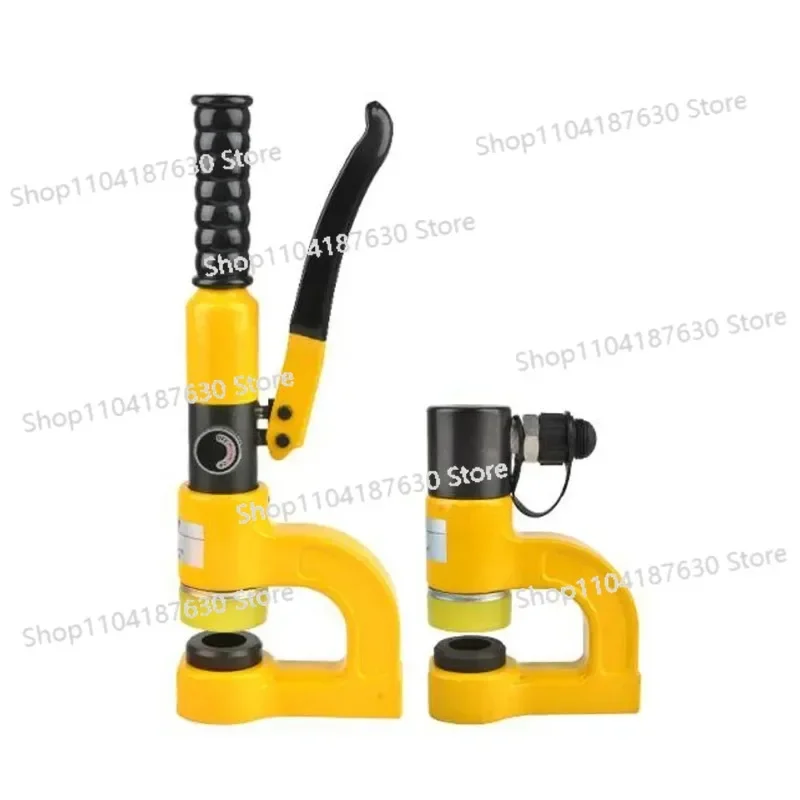 Manual Hydraulic Hole Punch Punching Puncher Digging Driver Tools Machine for Copper Metal Plate Customized Hole Puncher