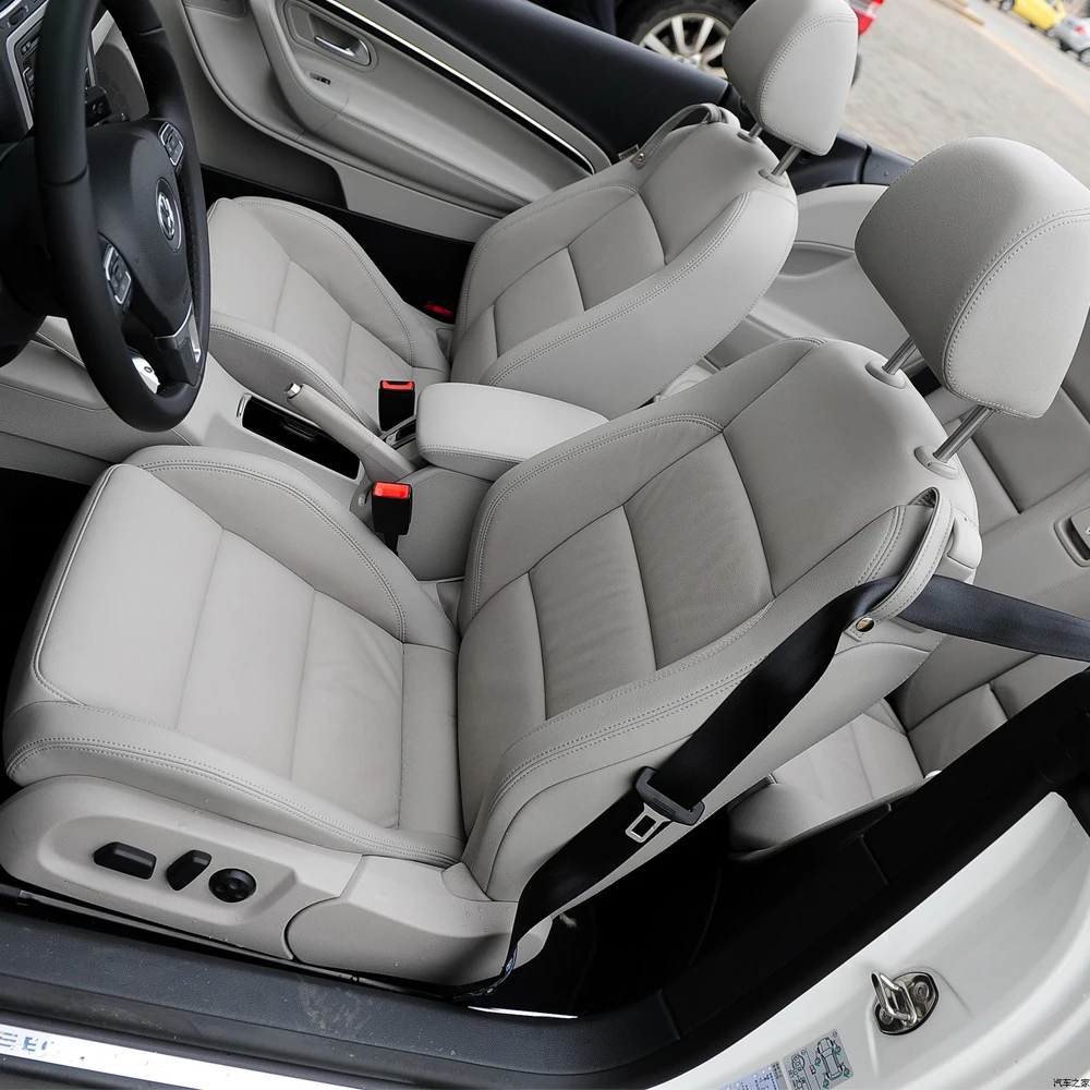 

Car Seat Covers for 2 Front Seats For Volkswagen VW Eos 2006 2007 2008 2009 2010 2011 2012 2013 2014 2015 Faux Leather Custom