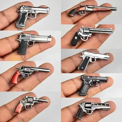 1/6 Scale Miniature Gun Plastic Rifle Set Assembly P92 M1911 98K MP5K Model Not Fired for 12