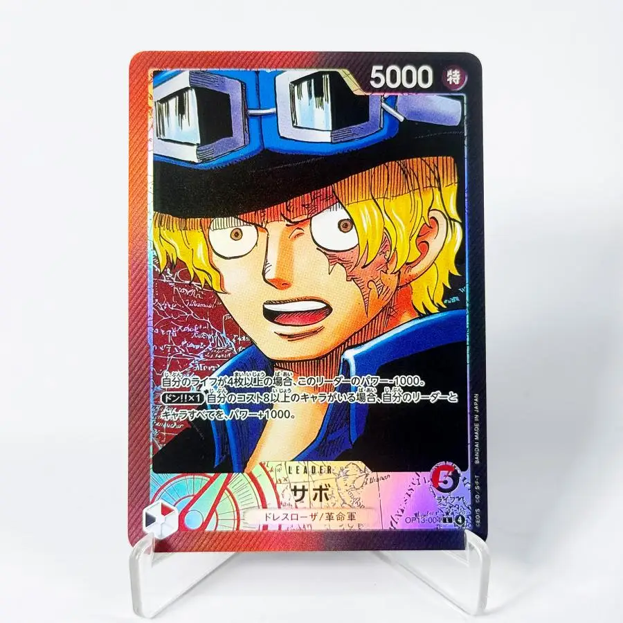 [Japanisch] OP13 Nach seinem Willen weitermachen One Piece Kartenführer Strohhut-Crew Fünf Ältere Spiel Anime Sammlerstücke Replika-Karten – Detail 26