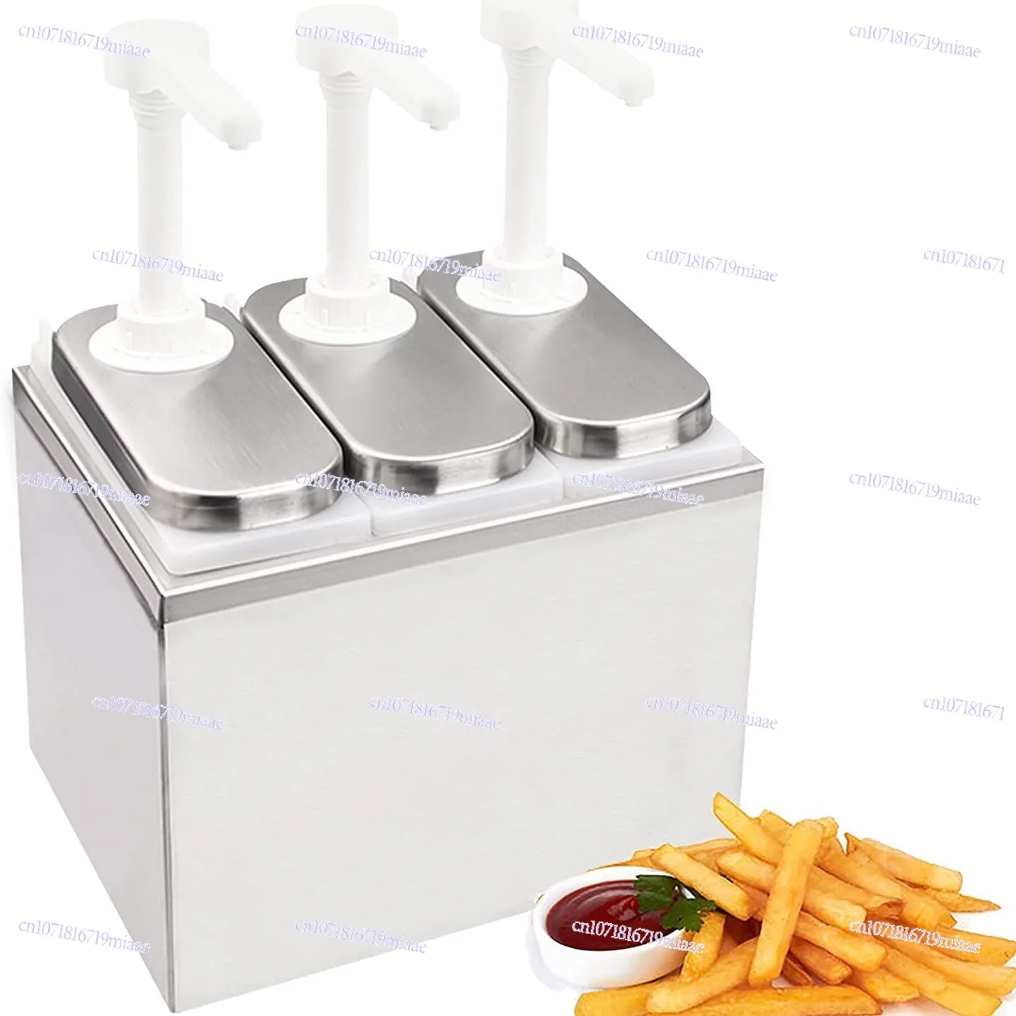 Stainless steel juice press fructose syrup quantitative bottle sugar press bottle jam press pump extruder