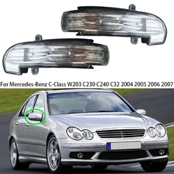 Luz de sinalização LED espelho para Mercedes-Benz, 4 portas, W203, C230, C240, C32, 2004, 2005, 2006, 2007, 20382015, 2038201621