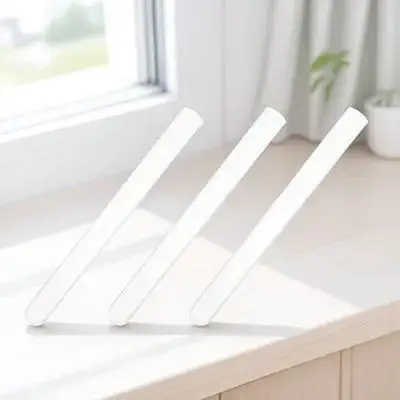 

20 Pcs Empty Test Tubes Wide Plastic Vials Transparent Containers Clear with Caps