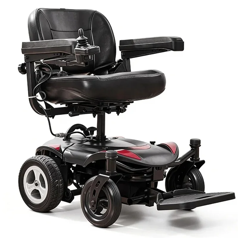 Lorvmed  Folding Electric Wheelchair with 500W Motor for Disled Individuals view 5