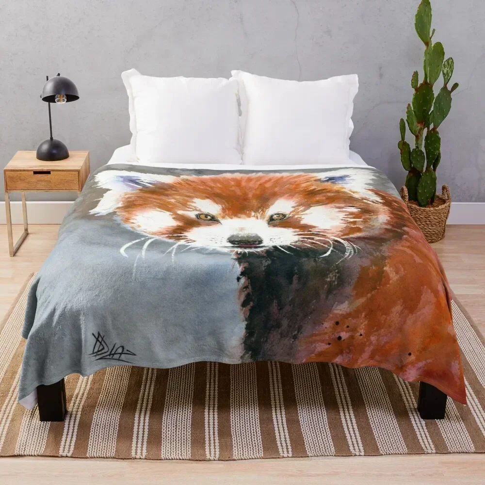 

Red Panda Throw Blanket Cozy Napping Blanket Gift for Mom Dad