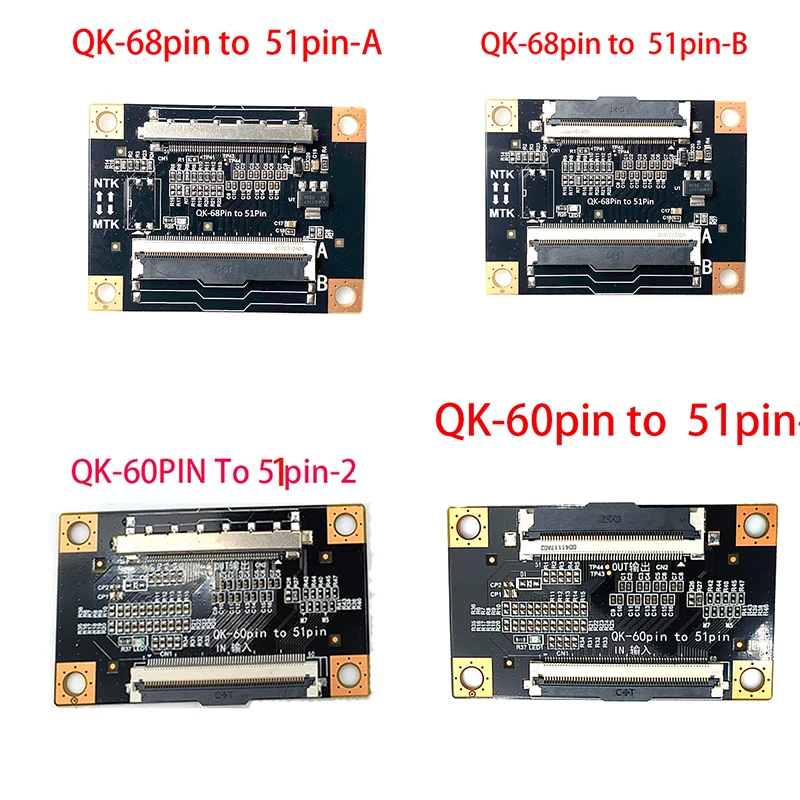 

QK-68PIN TO 51pin 4K QK-60PIN TO 51 Pin Support three-in-one motherboard needs assessment