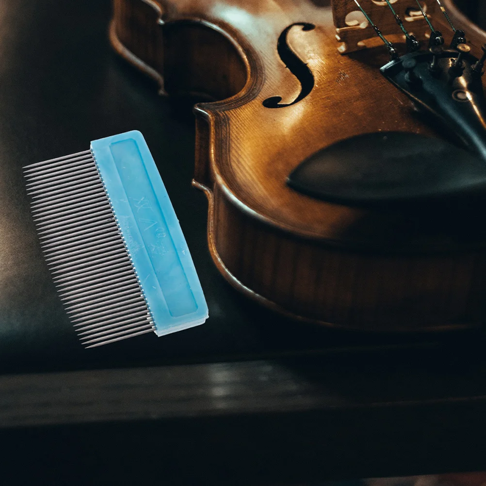 

3 Pcs Bow Grooming Tool Instrument Bows for Musical Instruments Hair Combing Combs Violin Erhu Iron Metal