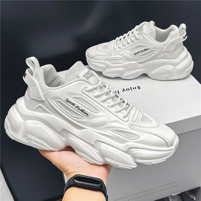 New large size men's casual sports shoes comfortable sports non-slip wear-resistant men's high-quality sports shoes image 4