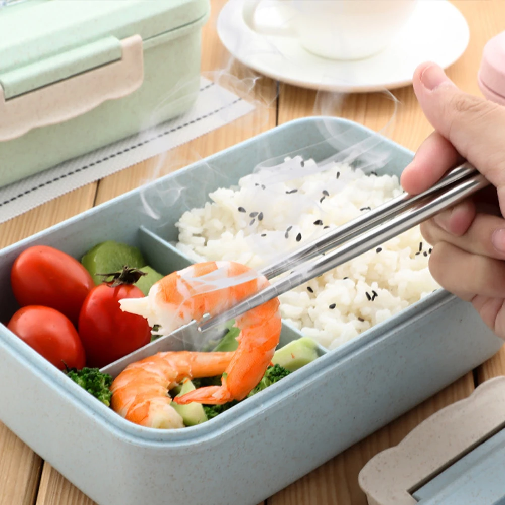 

Eco Friendly 1100Ml PP Food Container Partition Leakproof Lunch Box for Students Workers Portable Storage Box