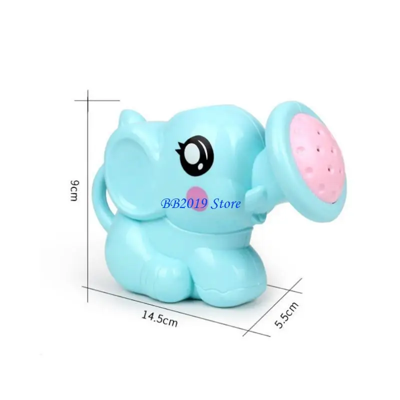 

Q0KB Elephant Mini Watering Pot Toy Hand-Eye Exercise Bathing Toy Baby Gift