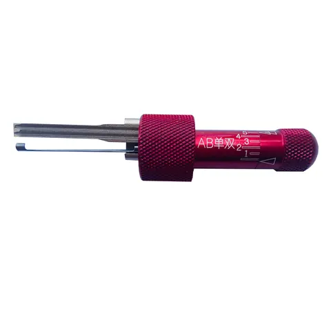 New Arrival Pro Locksmith Tools Red KABA Positioning / AB Single and Double BD Kaba Blind Lock Picks Decoder Tool