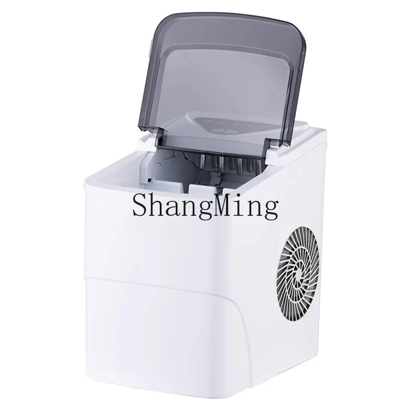 ZYY piccola mini macchina commerciale per cubetti di ghiaccio rotonda da 15 kg per negozio di tè al latte