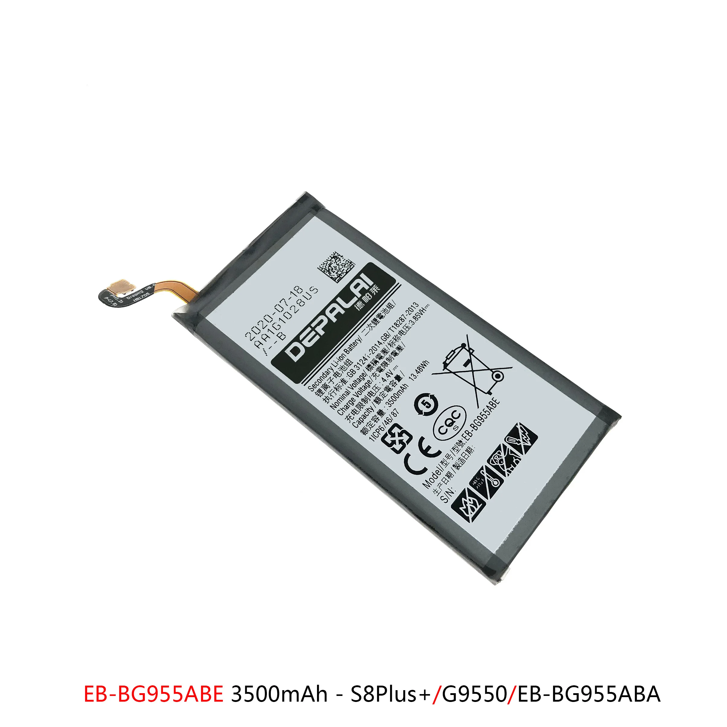 EB-BG892ABA Battery For Samsung Galaxy S8 Active S8Plus+ G9550 S8 G9508 G950T Batteries EB-BG950ABE EB-BG955ABE Repair Parts