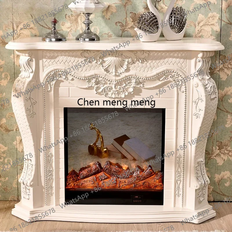 1.2M/1.5m fireplace, European style, solid wood, American mantel, carved, decorative