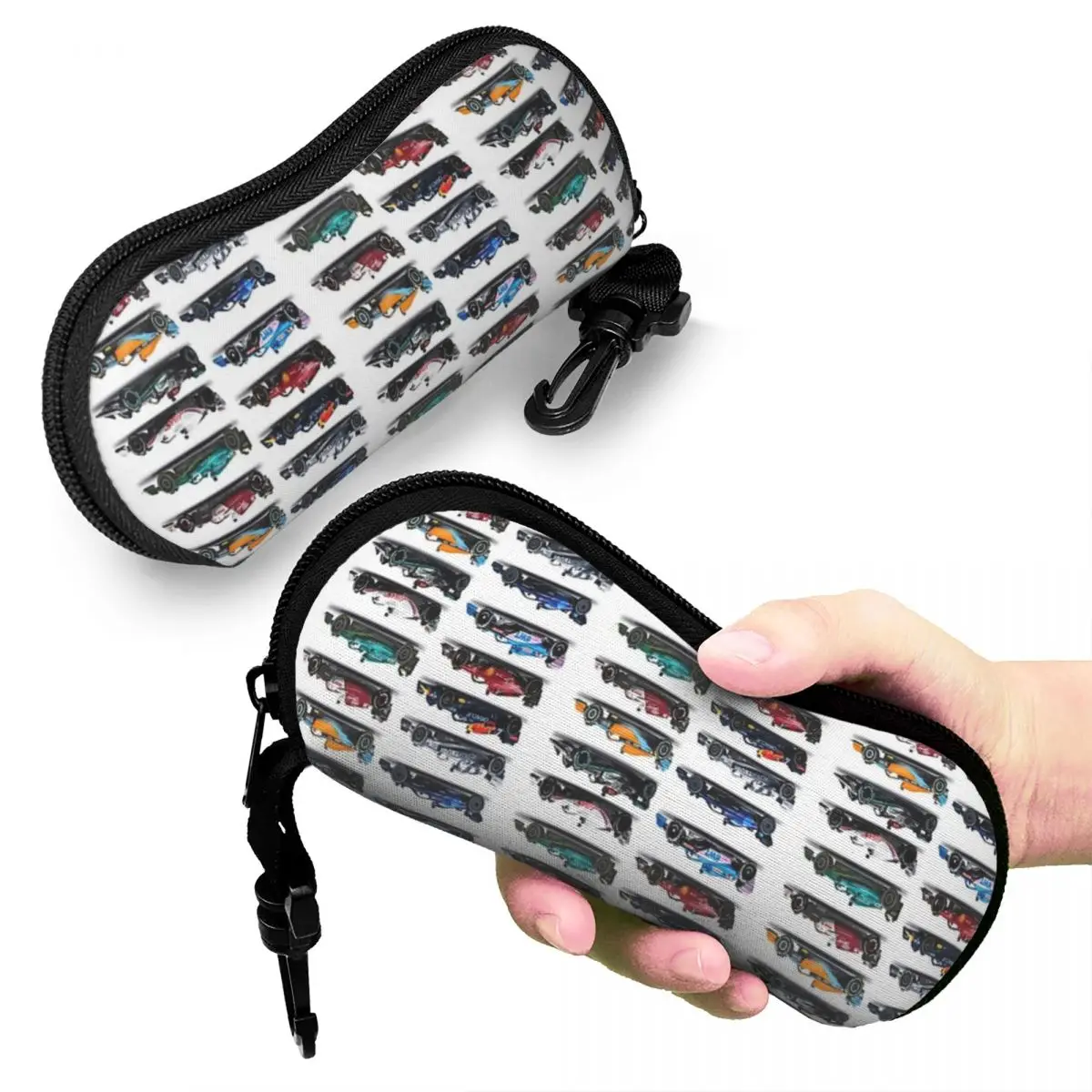 

F1 All Cars 2022 Shell Glasses Case Protective Sunglasses Box Women Men Soft Eyeglass Bag Pouch