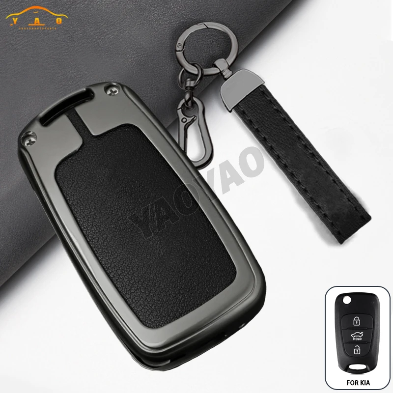 

2025 Car Remote Key Case For Hyundai I10 I20 I30 Ix20/30 Elantra For Kia Ceed Picanto Key Fob Case