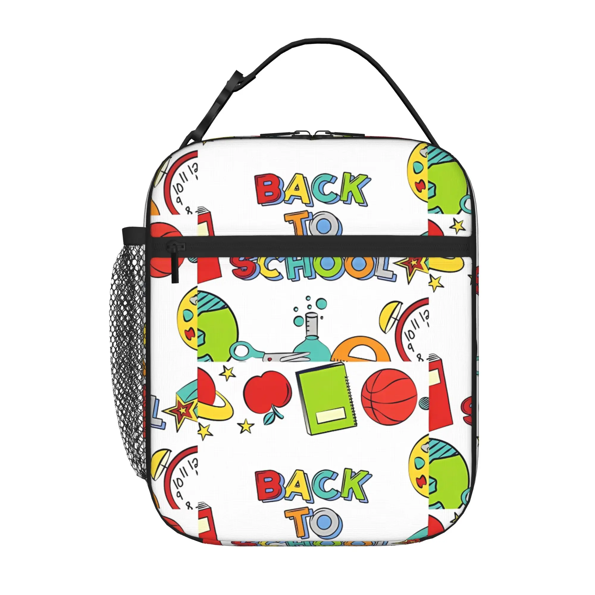 1 Piece For Students Food Container Portable Pocket Back To School Zipper Closure Aluminum Foil Food Pouch For Travel