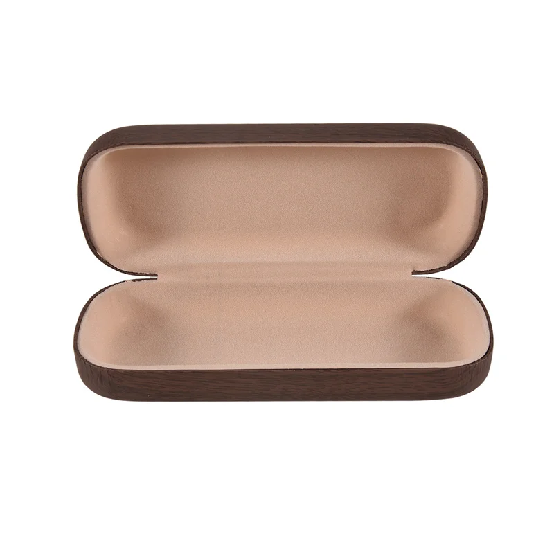 Promotion! Portable Glasses Case Hard Wooden Grain Spectacle Frame Box Reading Glasses Sunglasses Holder Storage Case