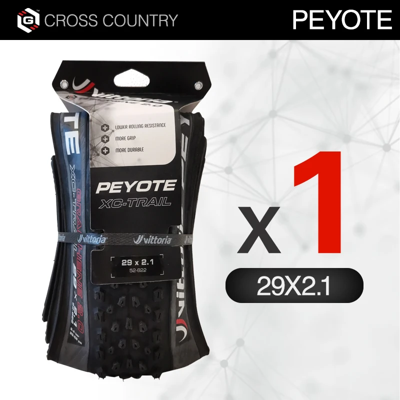 Vittoria Peyote XC-RACE TLR 29/27.5 MTB Graphene 2.0 4C tubeless vouwband 29X2.25 anti-lek mountainbike vouwbaar