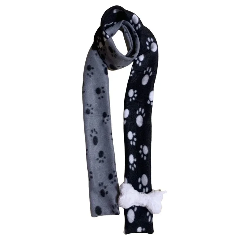 Autumn Y2k Aesthetic Girl Long Scarves Japanese Basic Scarf Gothic Printing Women Harajuku All Match Neckerchief