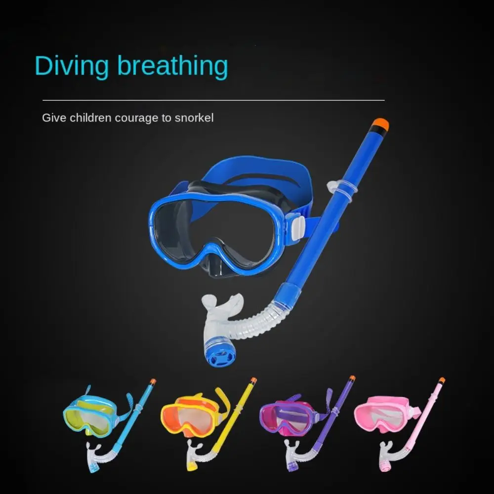 

Eyewear Kid Snorkel Set Waterproof UV Protection Kids Swimming Goggles Anti-fog Clear Vision Children Surfing Glasses Diving