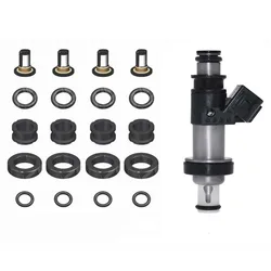 4Set Fuel Injector Repair Seal Kits oring 04102 For Honda Accord For Honda Odyssey Pilot Acura 3.2L 3.5L 06164PCC000 06164P8EA00