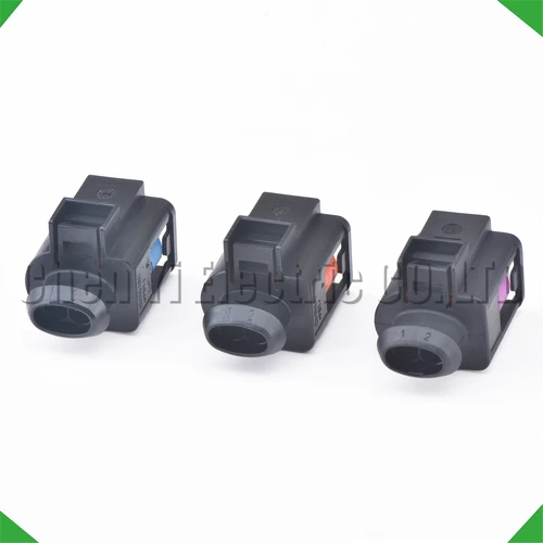 Imagen 2 del producto Conector automático de 2 pines, bocina de Motor, posición del cigüeñal, inyector de combustible, enchufe de arnés de cables 4D 0971992 Un 4D 0971992 B 4D 0971992   Para VW Audi