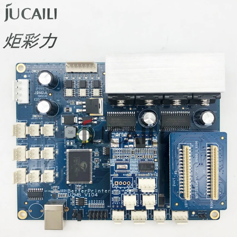 

Материнская плата JUCAILI xp600 с одной головкой для BetterPrinter, для печатающей головки Epson xp600 U2MB_V104, для экосольвентного принтера