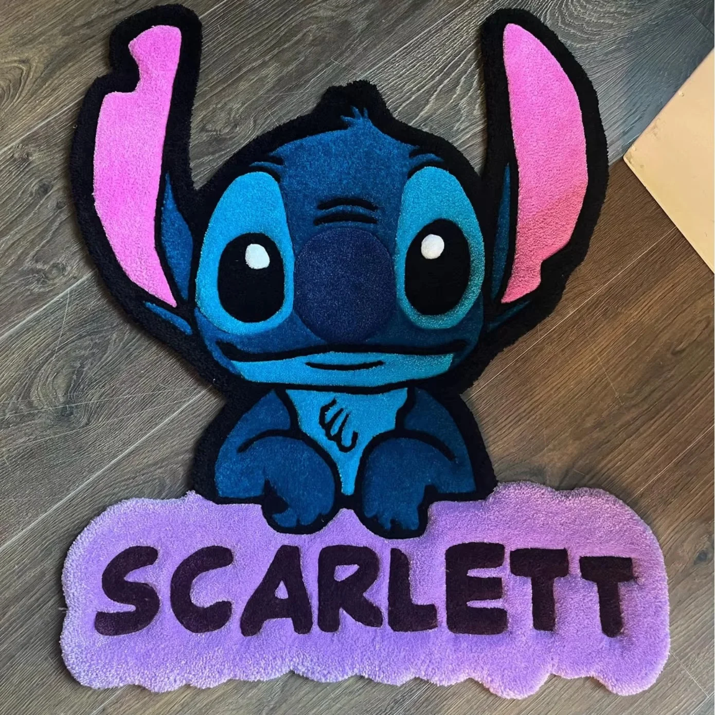 2024 New Disney Kawaii Stitch Anime Mat Carpets For Living Room Bedroom Girls Kids Room Nursery Home Decor Non-Slip Carpet Gifts