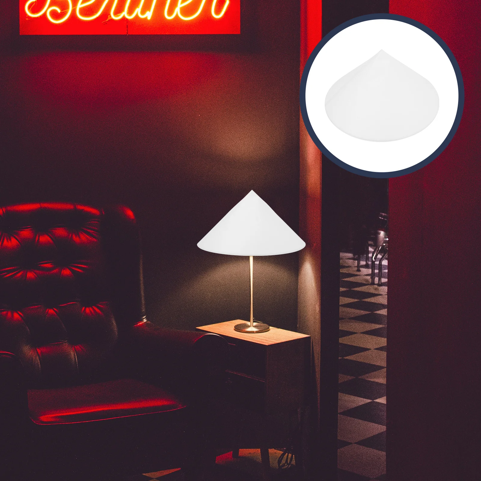 

Umbrella Lamp Shade E27 Base Tabletop Cloth Lamp Cover For Desk Bedside Study Home Dust Protection Small Light Shade