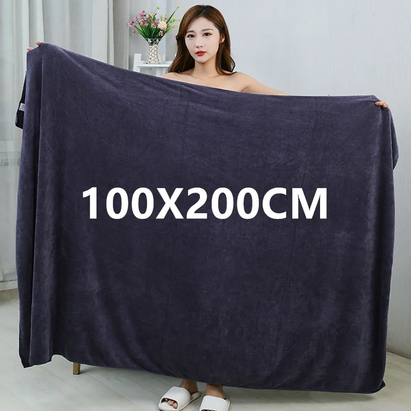 Thickened Large Microfiber Bath Towel-Super absorbent and quick-drying multi-purpose microfiber towel