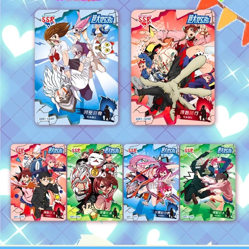 Genuine Dan Da Dan Card Popular Humorous Fantasy Series TCG Trading Game Anime Peripheral Character Collection Cards Toys Gifts
