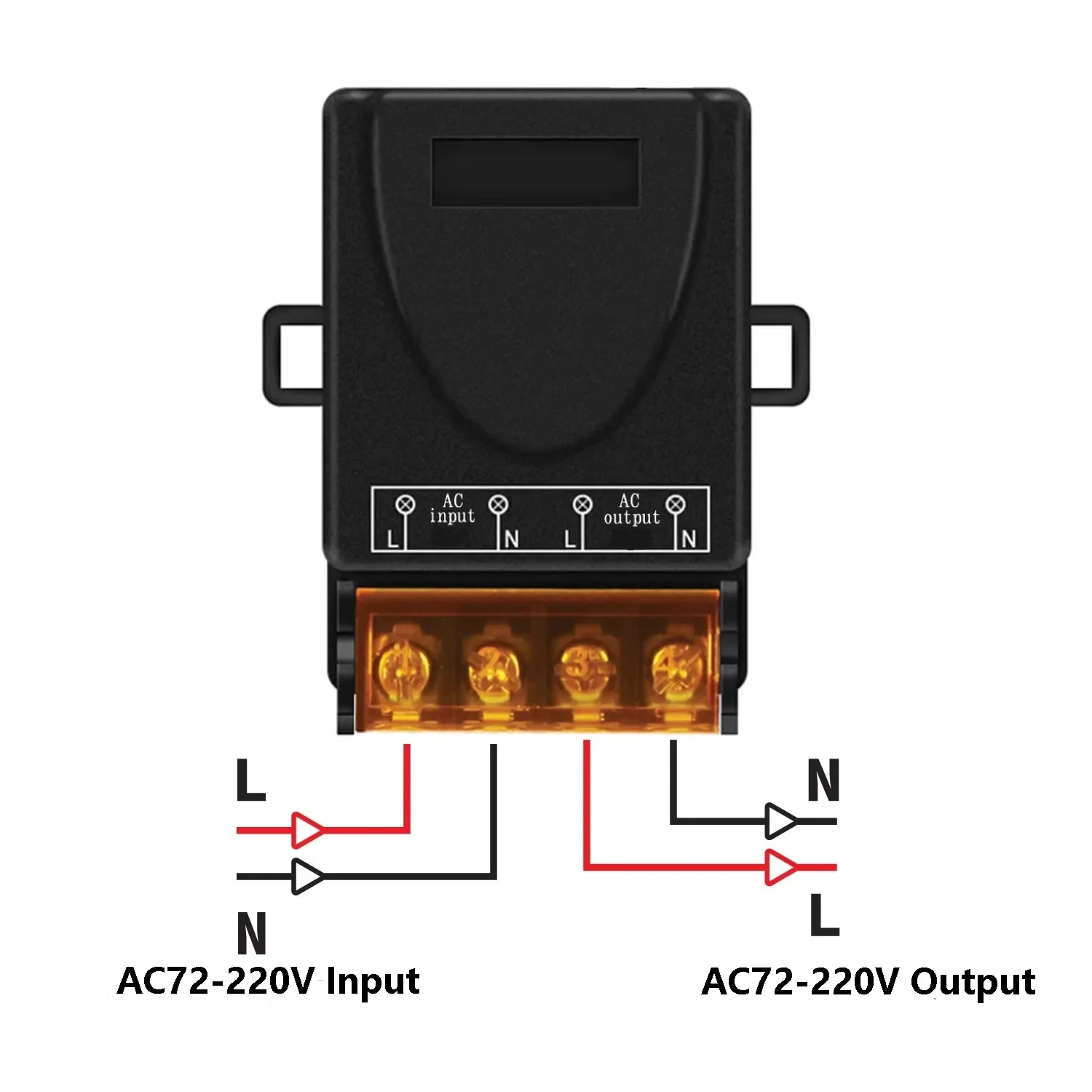 

AC 220V 30A 1CH 433Mhz Wireless Remote Control Switch RF Relay Receiver + On/Off Transmitter For Electric Appliance Lamp