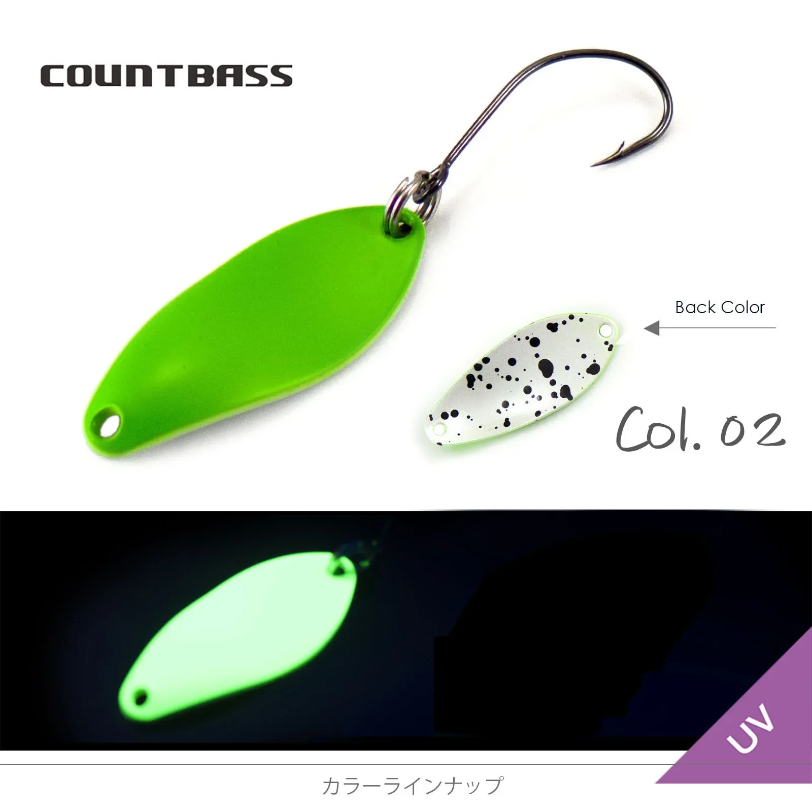 Cuchara de pesca Countbass de latón – Trucha, lucio y lubina
