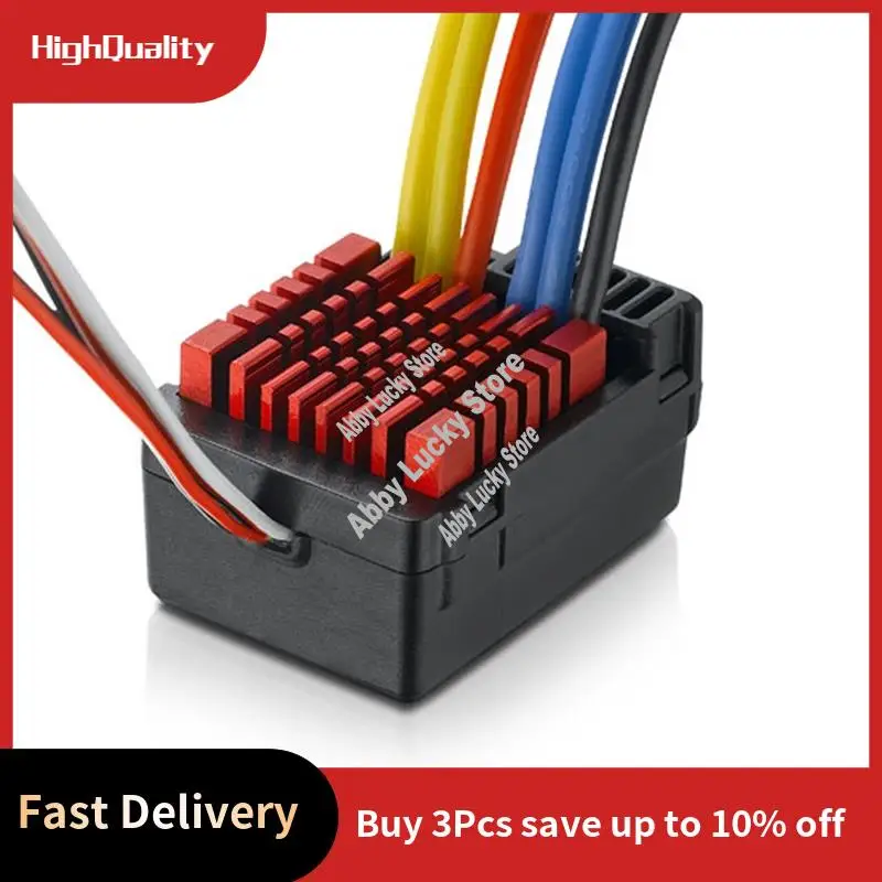 

Водонепроницаемый регулятор скорости ESC 2-4S Lipo для 1/8 радиоуправляемого автомобиля с двойной щеткой для Hobbywing Quicrun WP 880-A79U