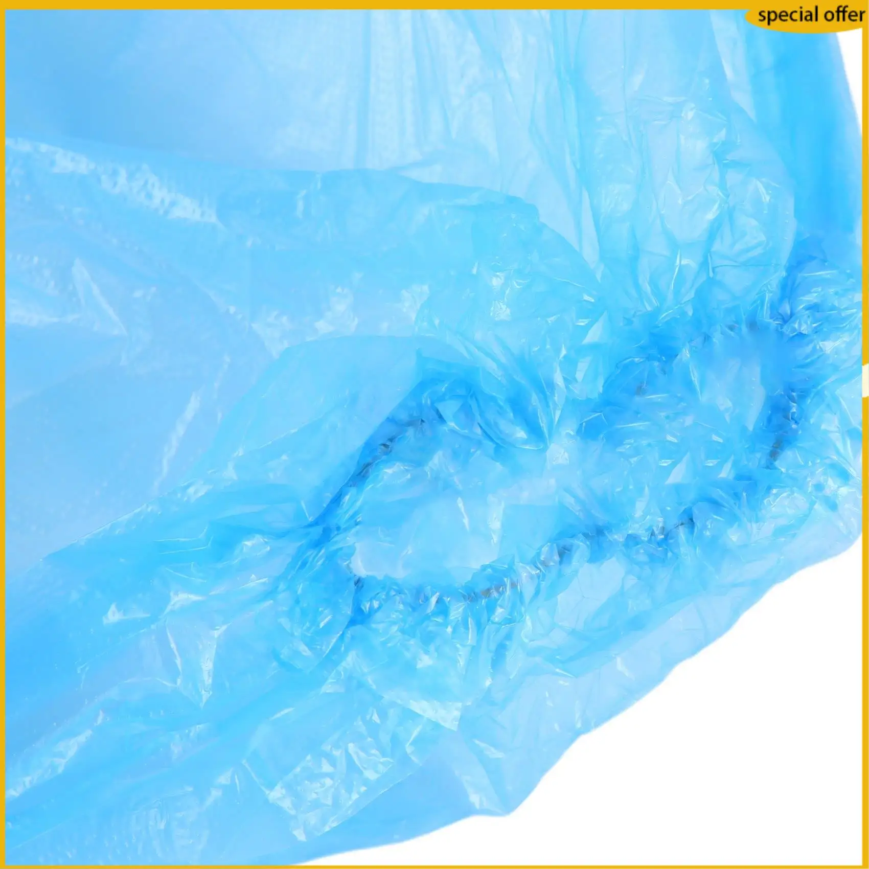 A50I 50 قطعة أغطية أحذية طويلة مقاومة للماء للاستعمال مرة واحدة لتنظيف السجاد #3