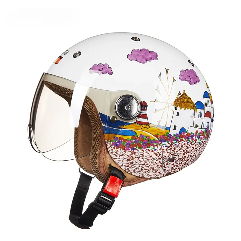 Children's Helmets, Motorcycles, Summer Breathable, Boys' and Babies' Safety Helmets for All Seasons